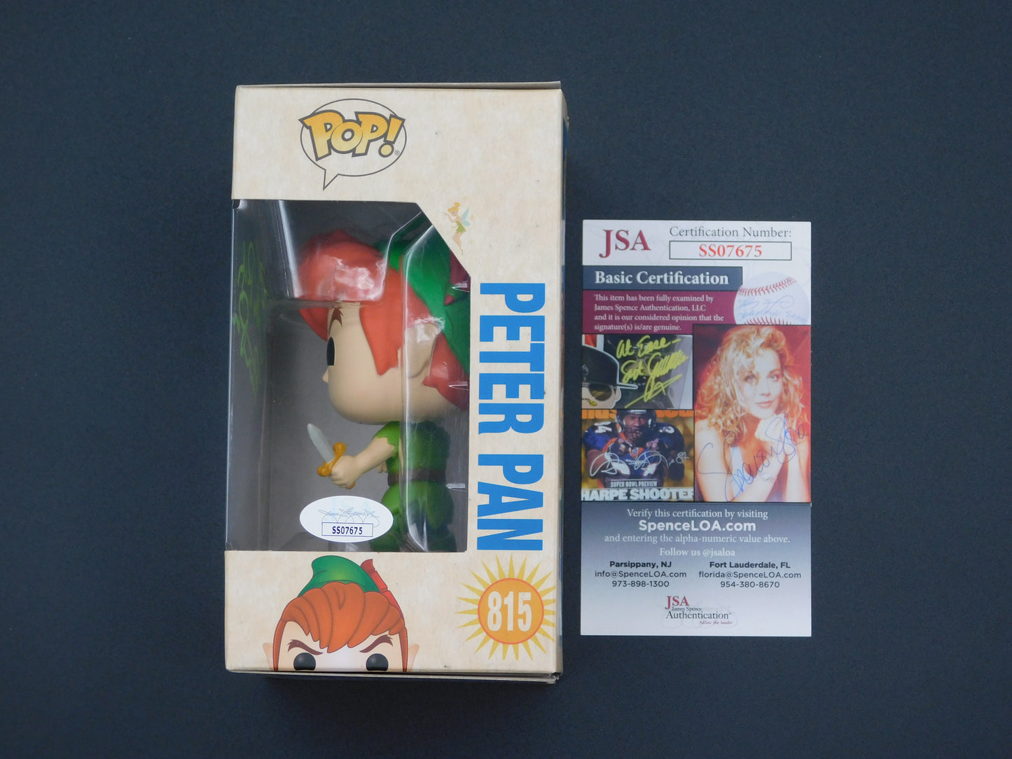 Cathy Rigby Signed / Autographed Vinyl Funko Pop! 815 Disneyland 65th Anniversary Peter Pan JSA COA