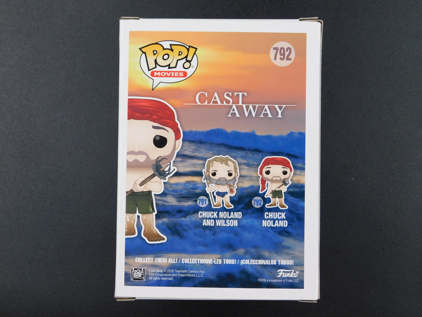 Tom Hanks Signed Autographed Funko Pop 792 Chuck Noland Cast Away Wilson JSA COA
