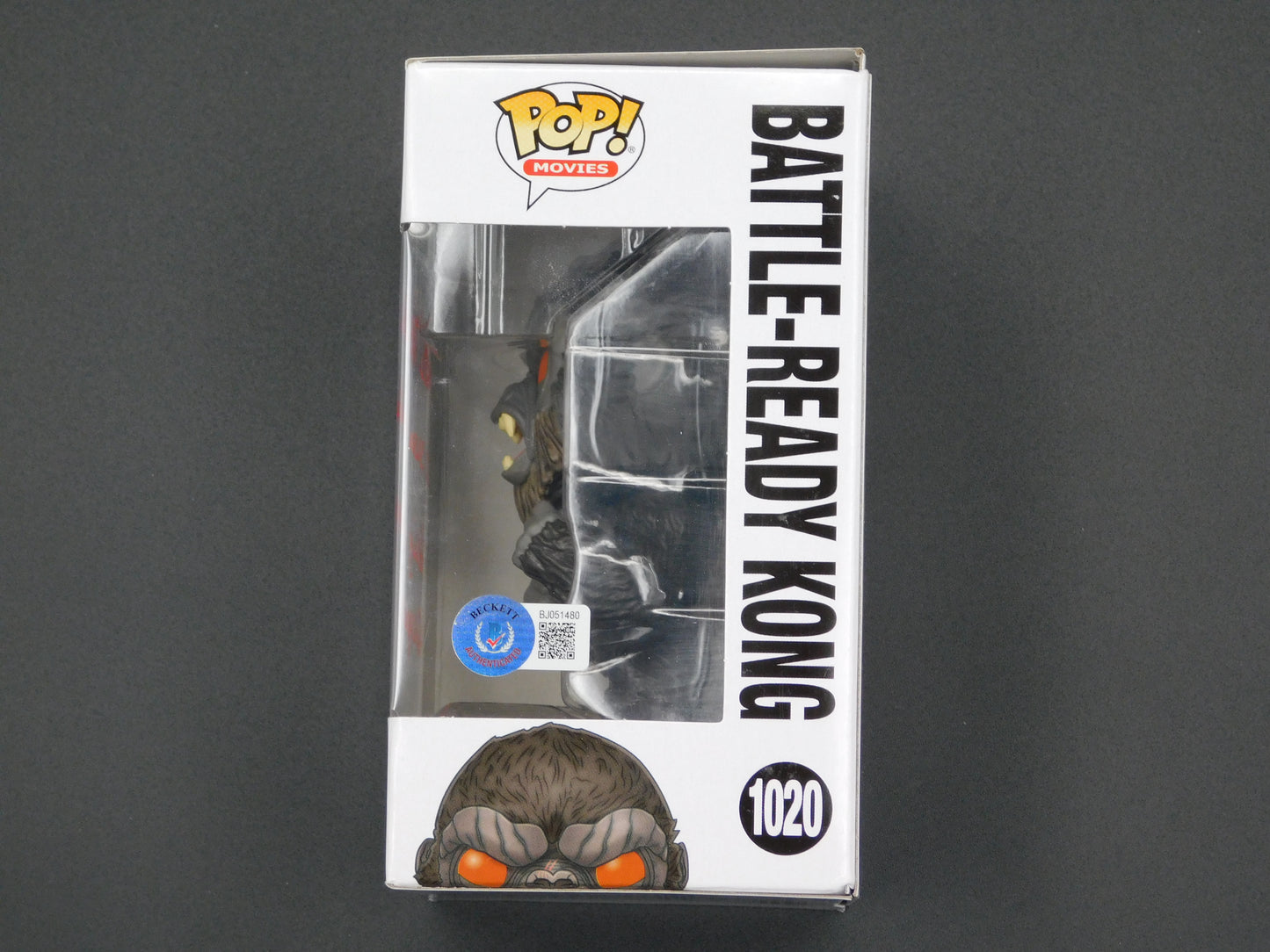 Linda Miller Signed / Autographed Vinyl Funko Pop! 1020 Godzilla vs Kong Battle Ready Kong Beckett BAS COA