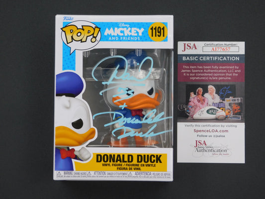 Daniel Ross Signed / Autographed Vinyl Funko Pop! 1191 Mickey and Friends Donald Duck JSA COA