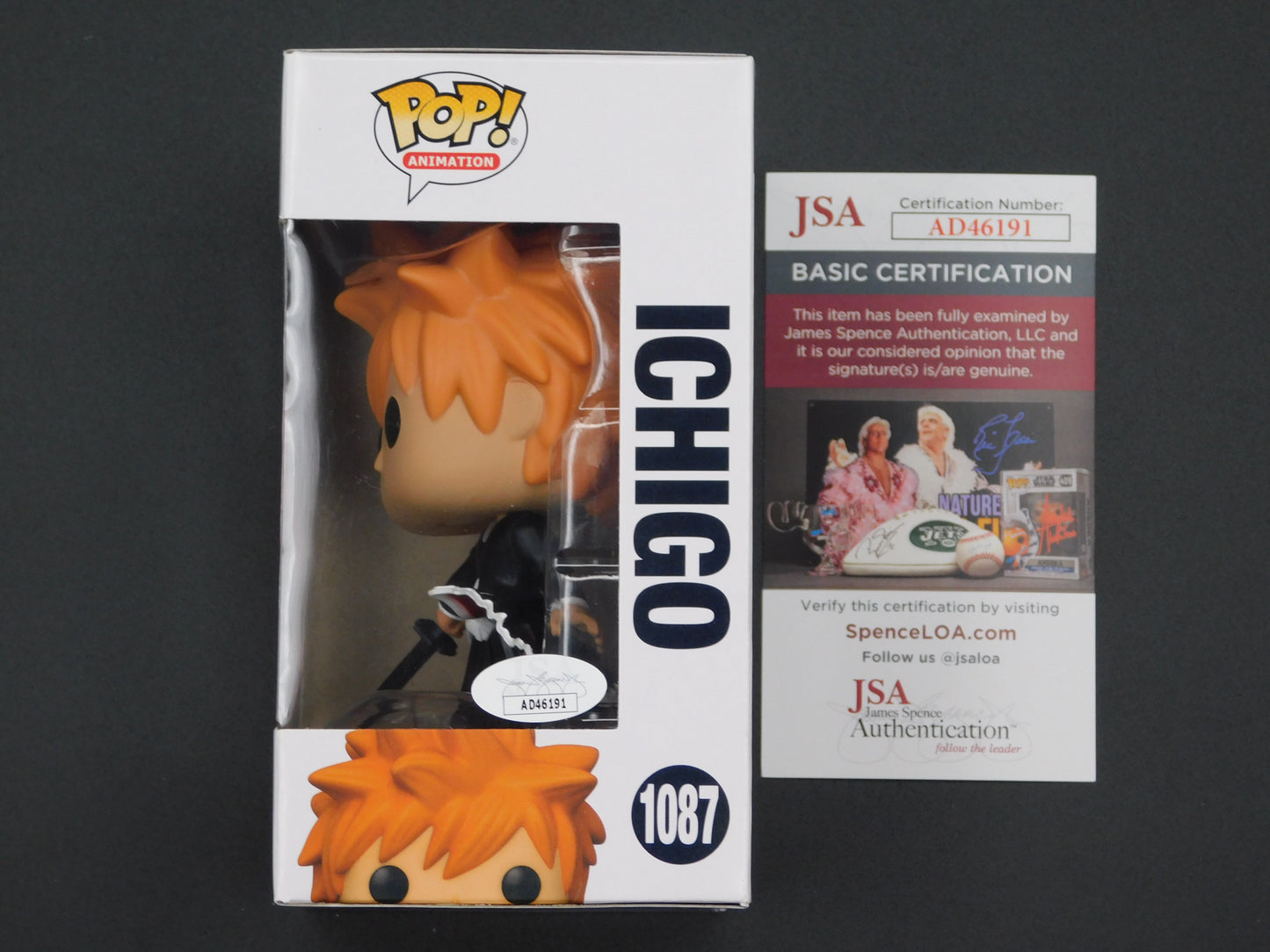 Johnny Yong Bosch Signed / Autographed Vinyl Funko Pop! 1087 Bleach Ichigo JSA COA