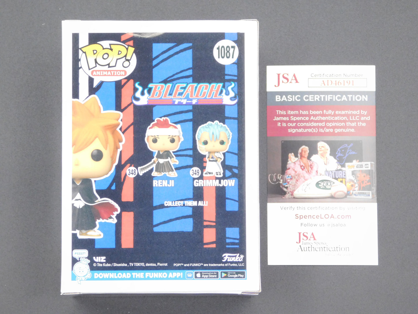 Johnny Yong Bosch Signed / Autographed Vinyl Funko Pop! 1087 Bleach Ichigo JSA COA