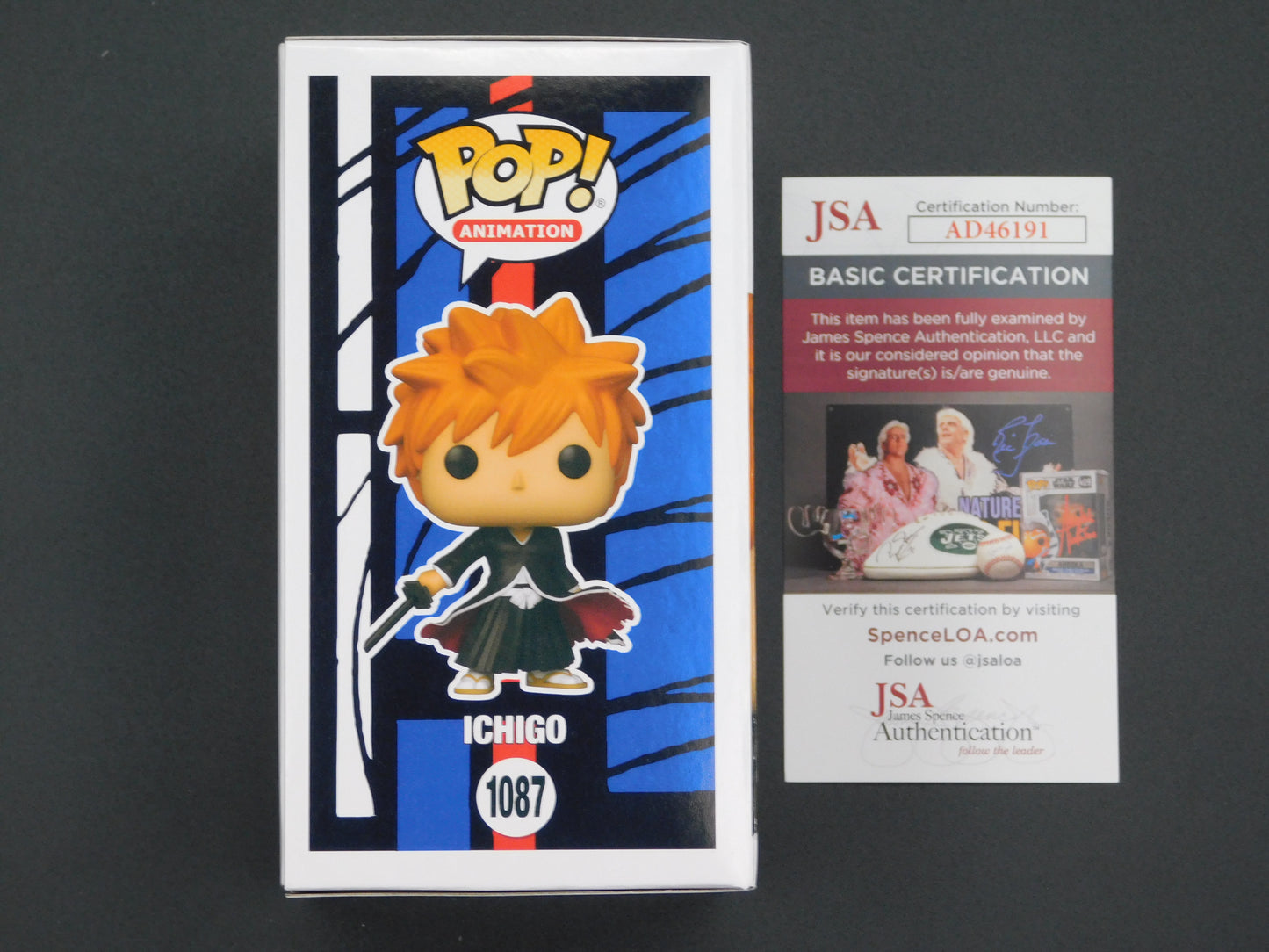 Johnny Yong Bosch Signed / Autographed Vinyl Funko Pop! 1087 Bleach Ichigo JSA COA