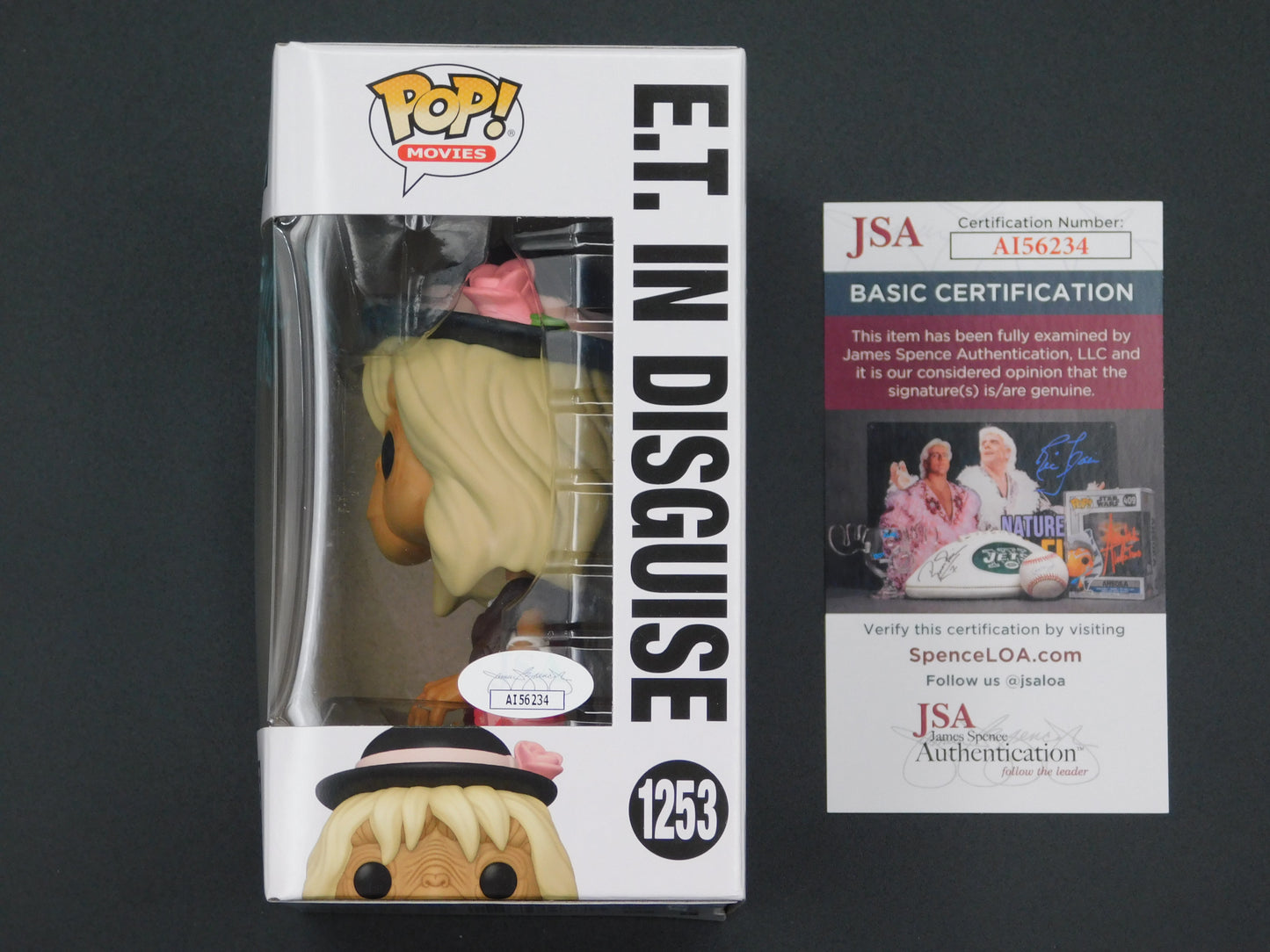 Mathew Demeritt Signed / Autographed Vinyl Funko Pop! 1253 E.T. In Disguise JSA COA