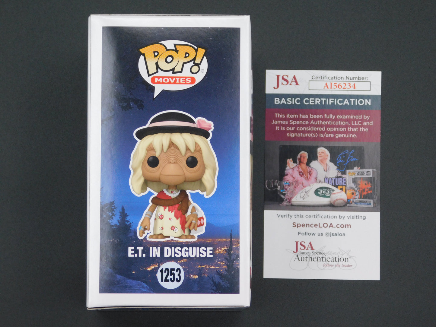 Mathew Demeritt Signed / Autographed Vinyl Funko Pop! 1253 E.T. In Disguise JSA COA