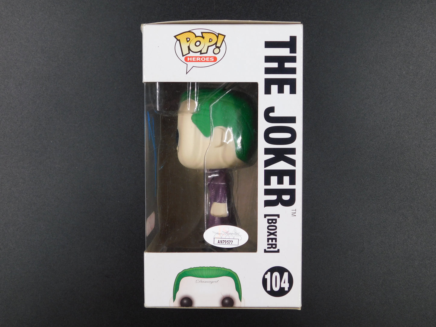 Jared Leto Signed Autographed Funko Pop 104 The Joker Suicide Squad DC JSA COA