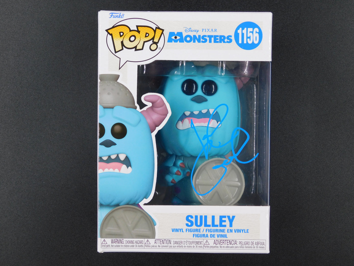 John Goodman Signed Autograph Funko Pop 1156 Sulley Monsters Inc Disney JSA COA