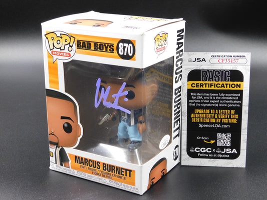 Martin Lawrence Signed Autographed Funko Pop 870 Marcus Burnett Bad Boys JSA COA B