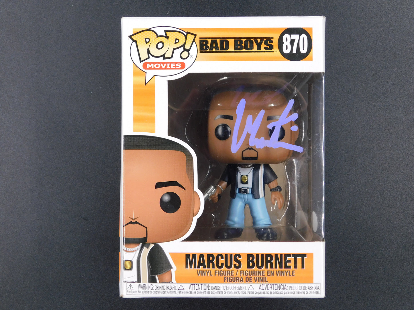 Martin Lawrence Signed Autographed Funko Pop 870 Marcus Burnett Bad Boys JSA COA B
