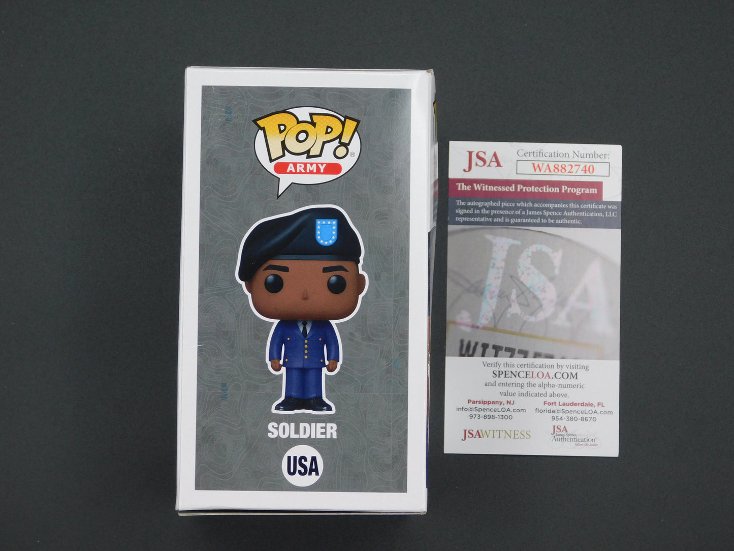 Corey Glover Signed / Autographed Vinyl Funko Pop! USA Army Soldier Platoon Francis JSA COA