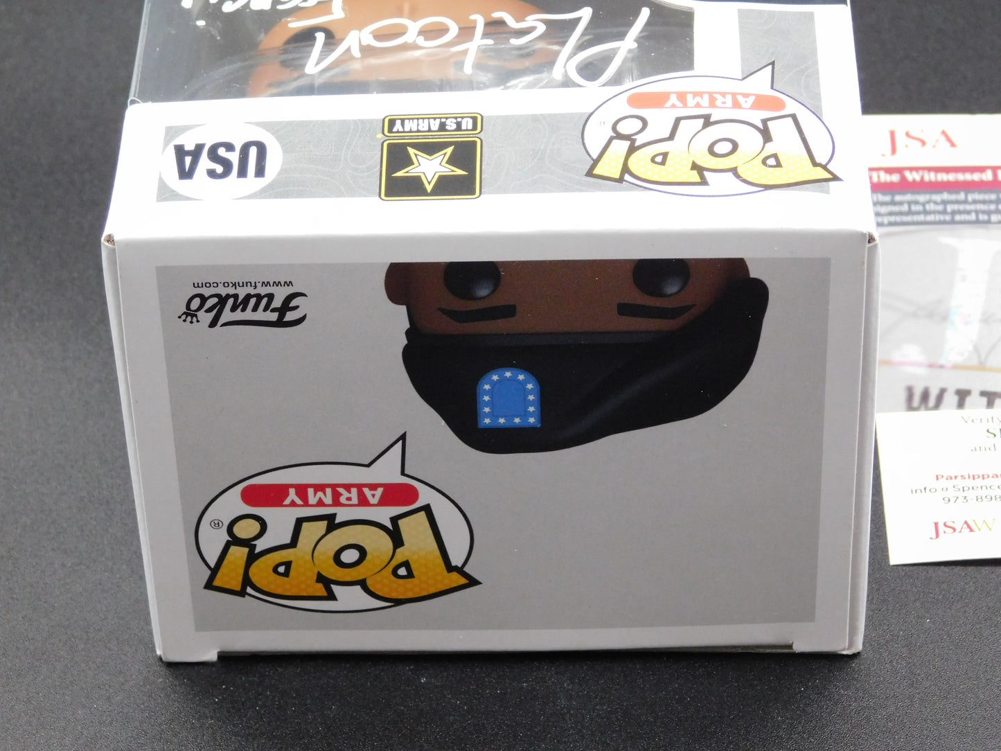 Corey Glover Signed / Autographed Vinyl Funko Pop! USA Army Soldier Platoon Francis JSA COA