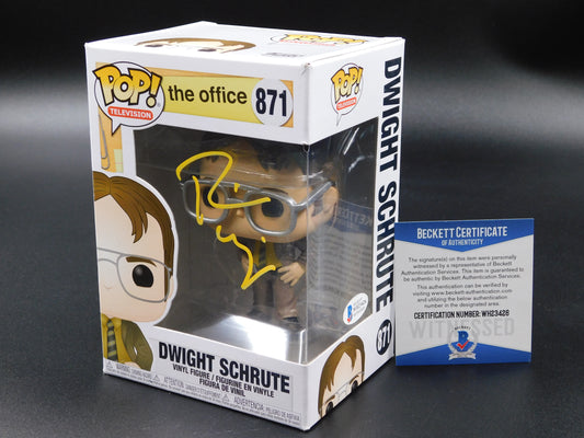 Rainn Wilson Signed Autographed Funko Pop 871 Dwight Schrute The Office BAS COA