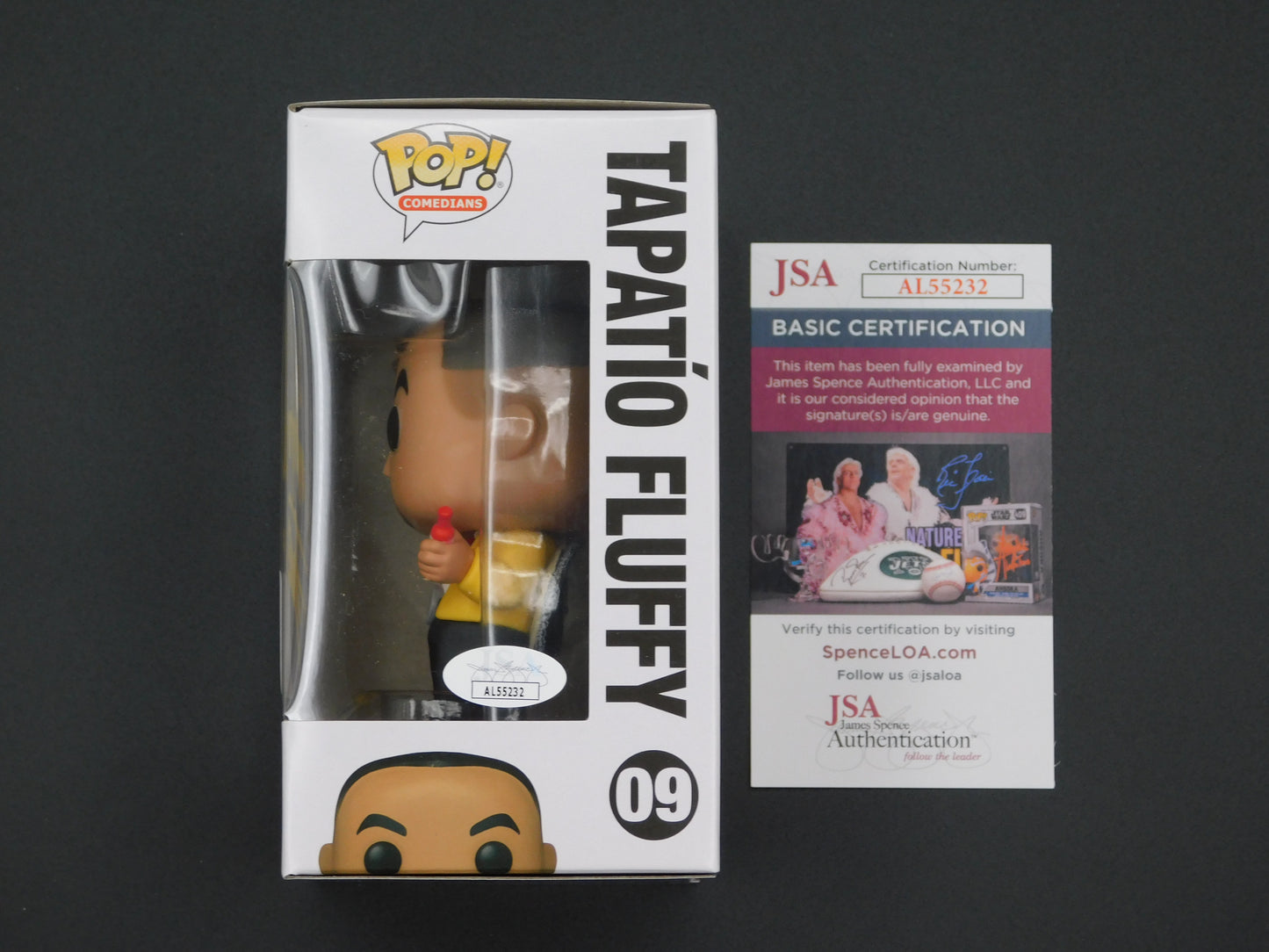 Gabriel Iglesias Signed / Autographed Vinyl Funko Pop! 09 Tapatio Fluffy JSA COA