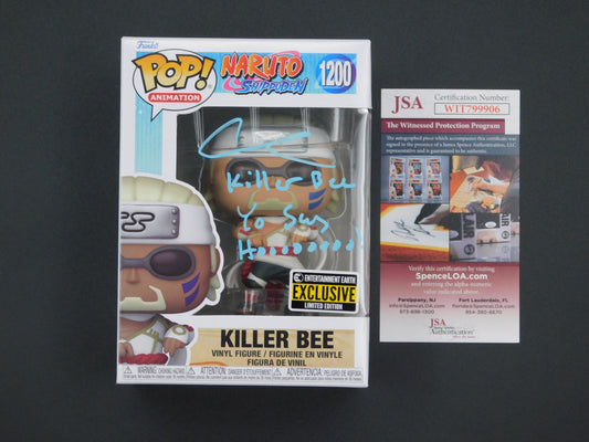 Catero Colbert Signed / Autographed Vinyl Funko Pop! 1200 Naruto Shippuden Killer Bee JSA COA