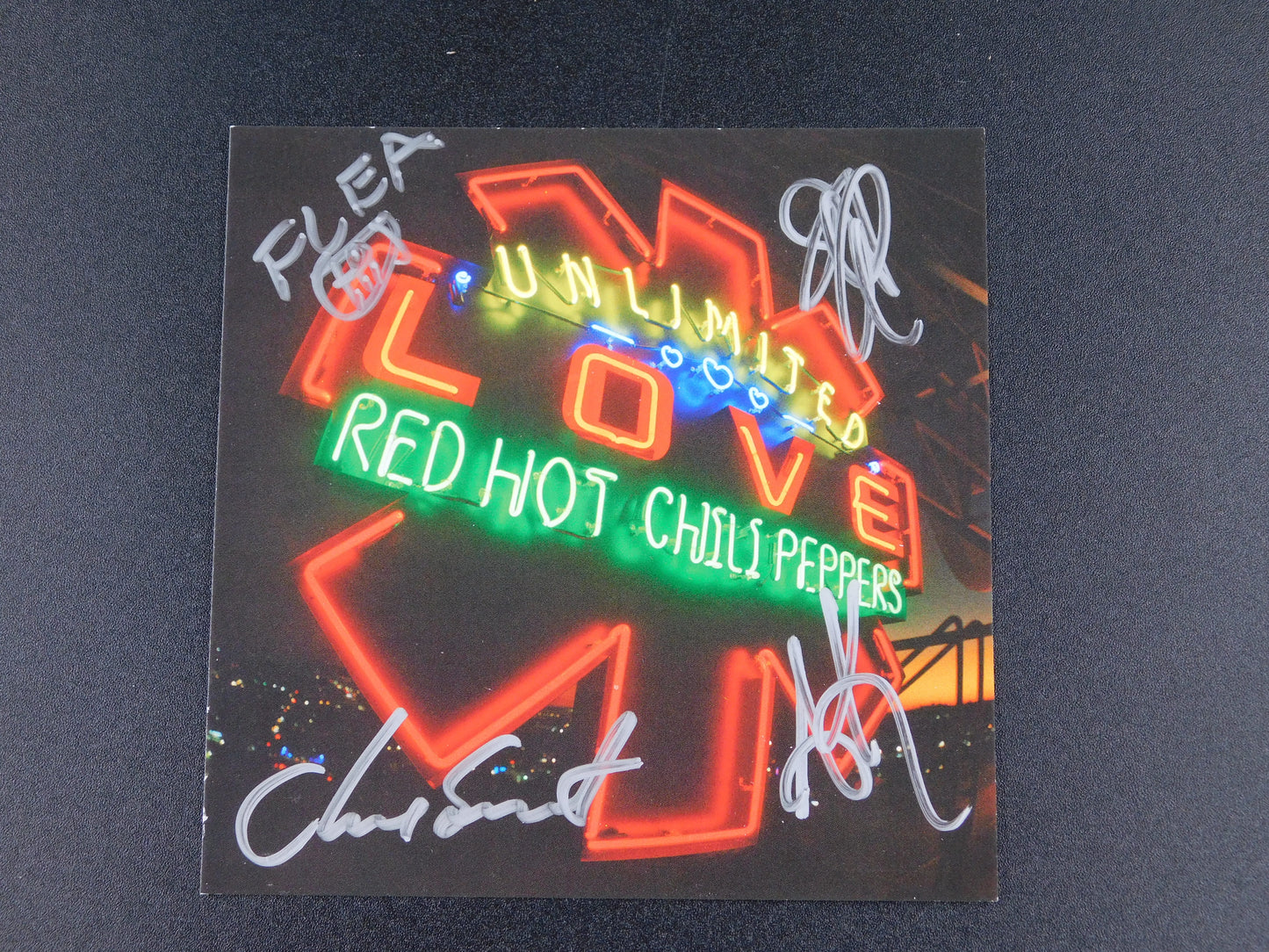 Red Hot Chili Peppers Band Signed Autographed CD Insert Unlimited Love Album JSA COA