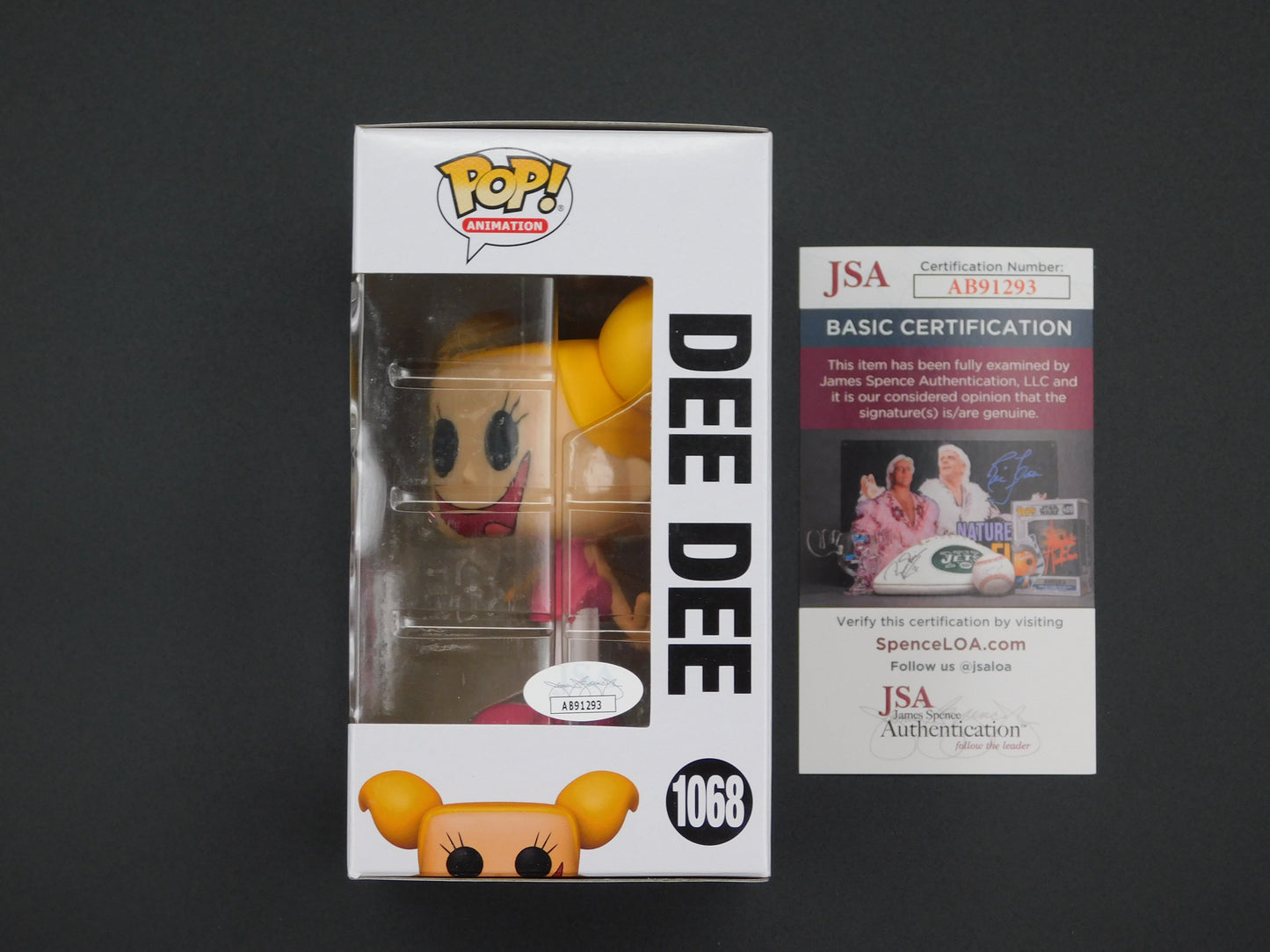 Kat Cressida Signed / Autographed Vinyl Funko Pop! 1068 Cartoon Network Dexter's Laboratory Dee Dee JSA COA