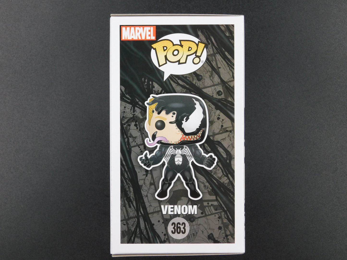 Tom Hardy Signed Autographed Funko Pop 363 Venom Eddie Brock Marvel JSA COA B