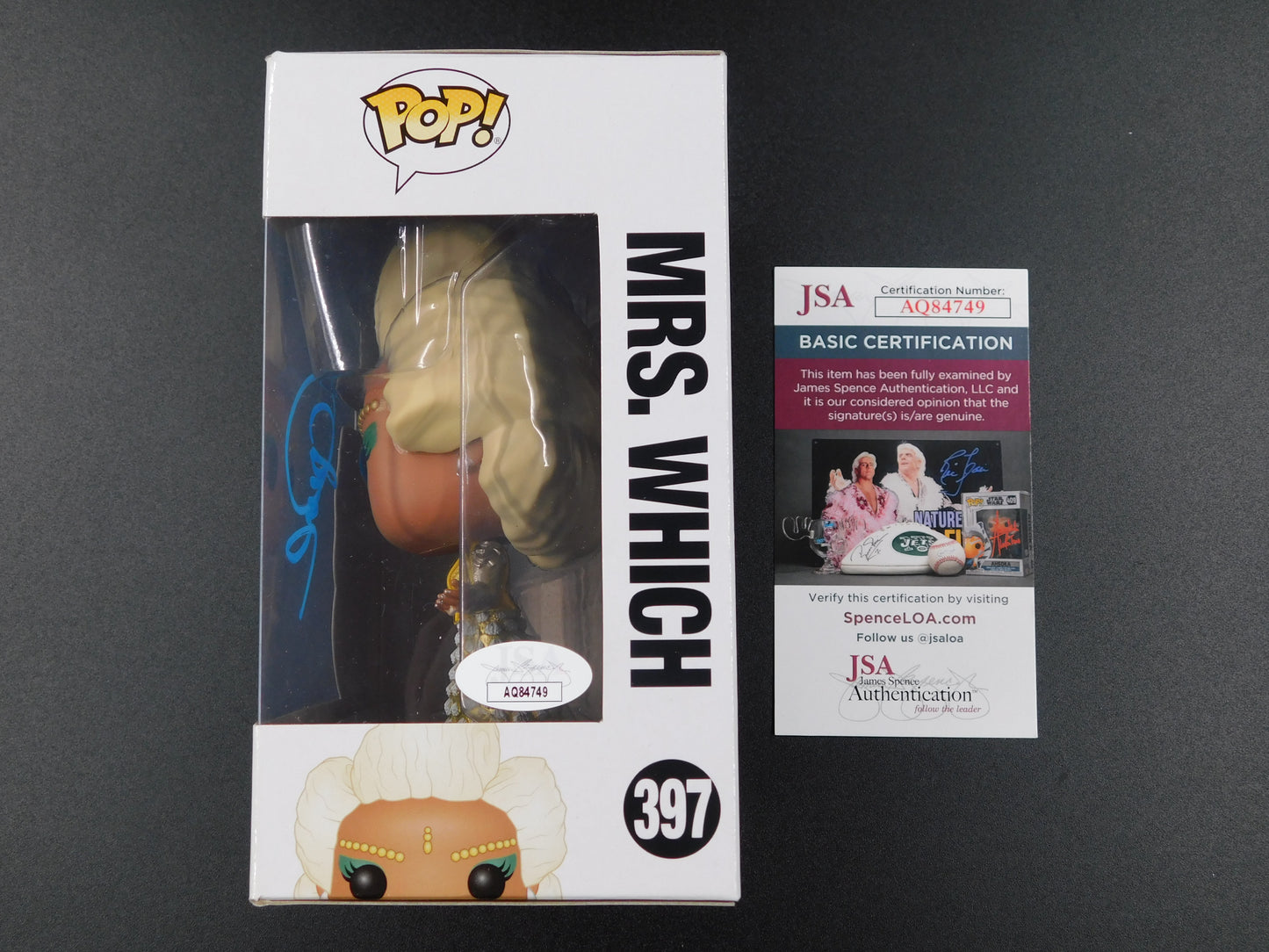 Oprah Winfrey Signed Autographed Funko Pop 397 Mrs Which A Wrinkle In Time JSA COA