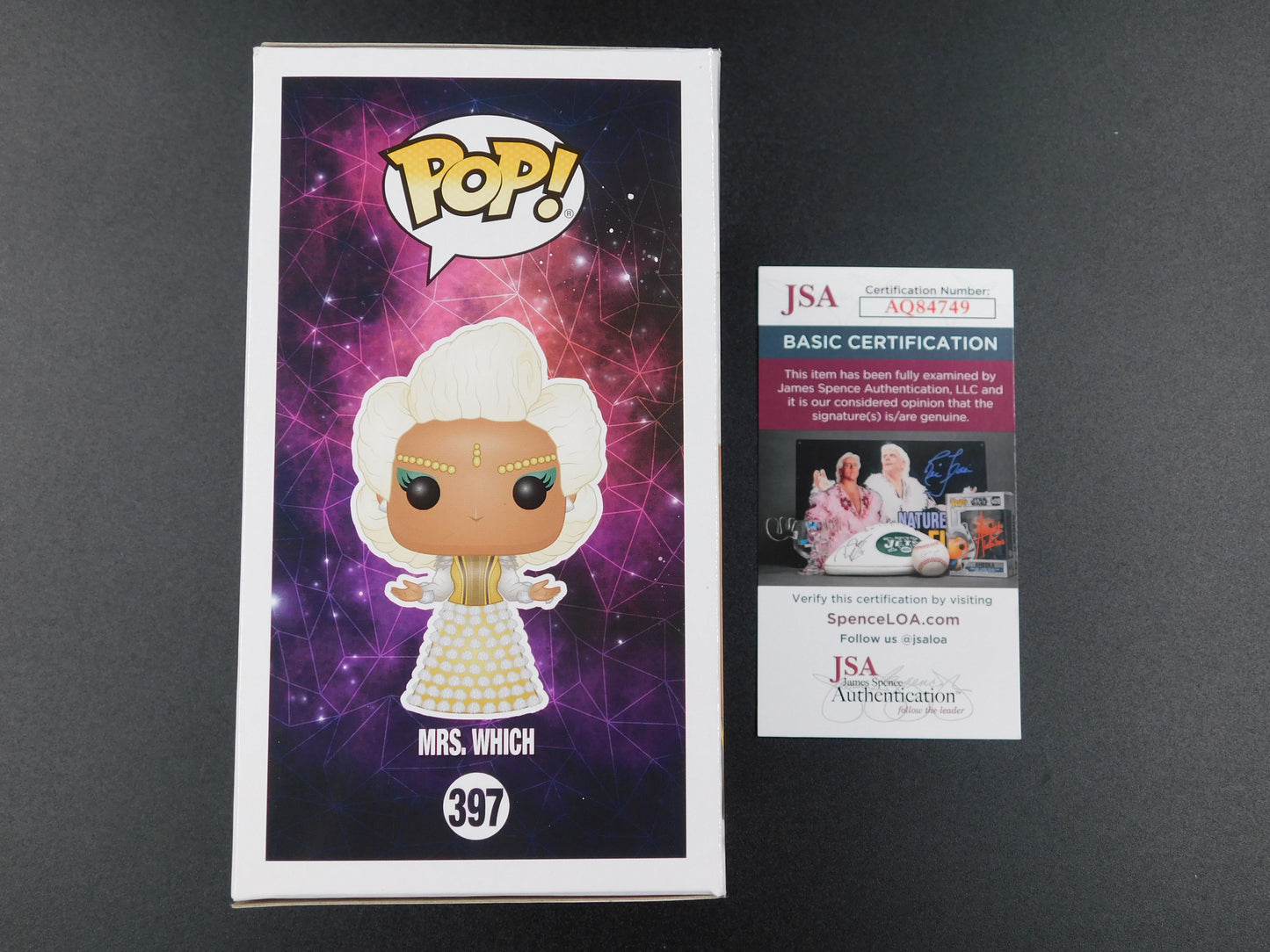 Oprah Winfrey Signed Autographed Funko Pop 397 Mrs Which A Wrinkle In Time JSA COA