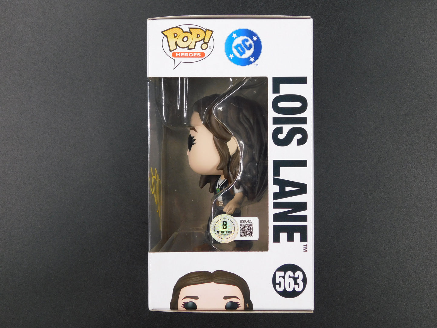 Rachel Brosnahan Signed Autographed Funko Pop 563 Lois Lane Superman DC BAS COA