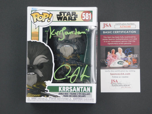 Carey Jones Signed / Autographed Vinyl Funko Pop! 581 Star Wars Krrsantan JSA COA