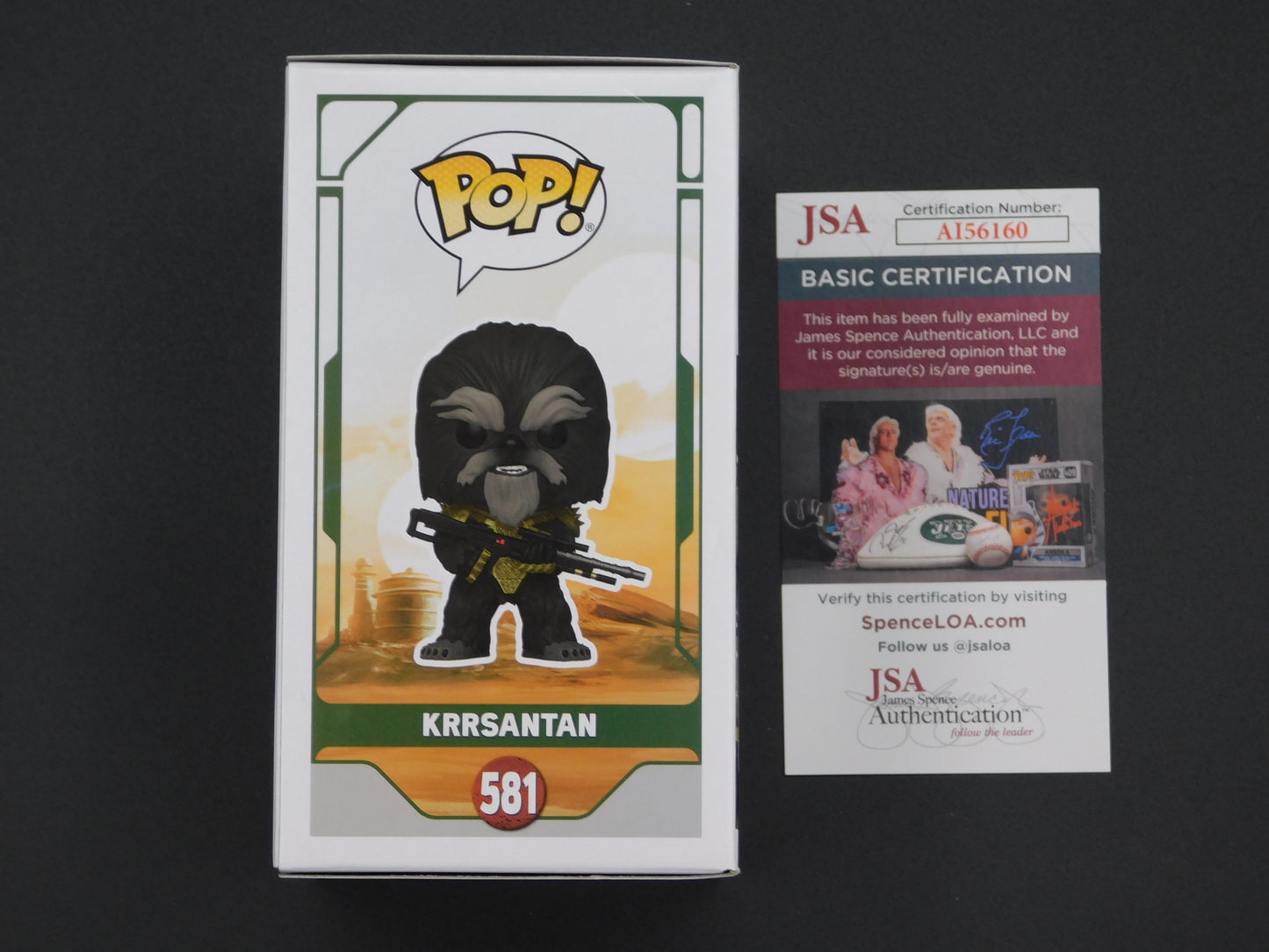 Carey Jones Signed / Autographed Vinyl Funko Pop! 581 Star Wars Krrsantan JSA COA