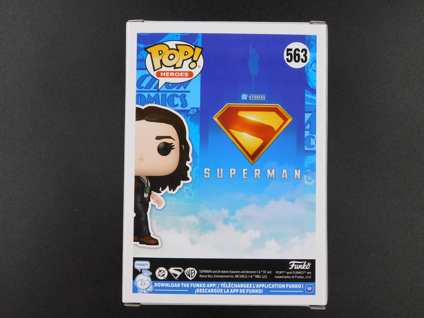 Rachel Brosnahan Signed Autographed Funko Pop 563 Lois Lane Superman DC JSA COA