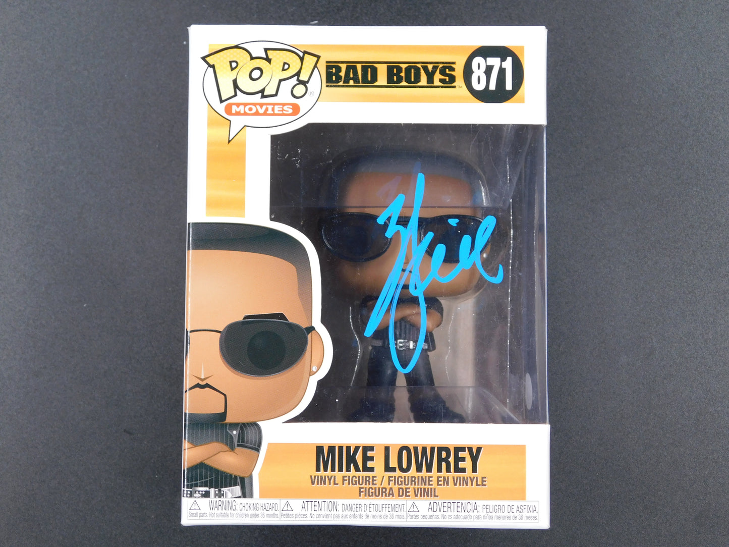 Will Smith Signed Autographed Funko Pop 871 Mike Lowrey Bad Boys JSA COA