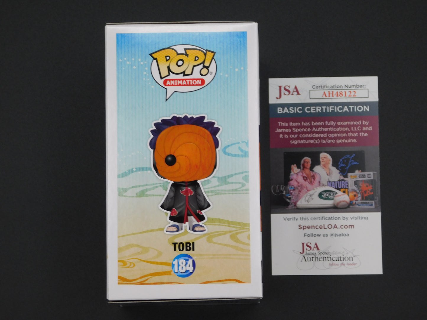 Michael Yurchak Signed / Autographed Vinyl Funko Pop! 184 Naruto Shippuden Tobi JSA COA