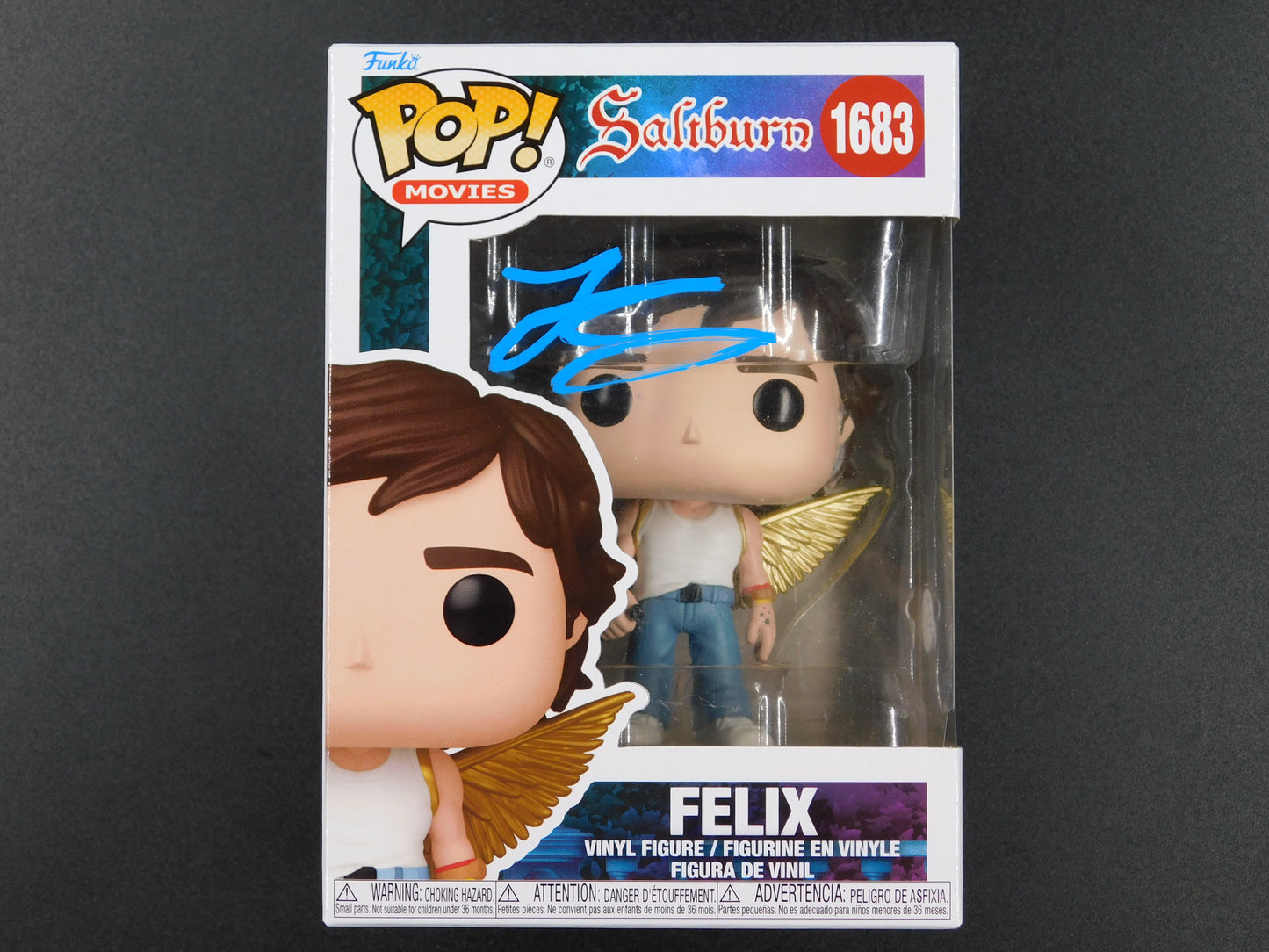 Jacob Elordi Signed Autographed Funko Pop 1683 Felix Saltburn Euphoria JSA COA