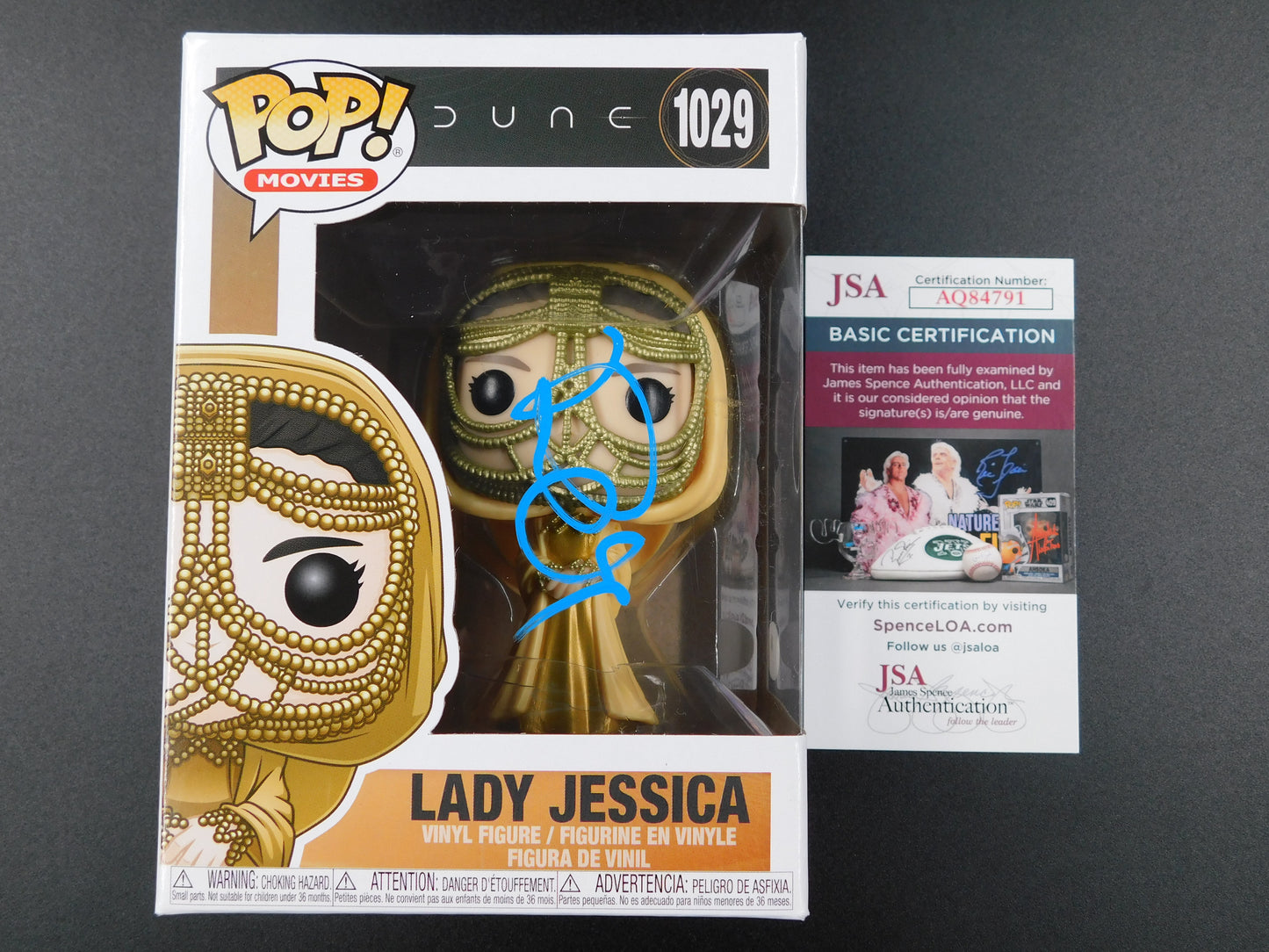 Rebecca Ferguson Signed Autographed Vinyl Funko Pop 1029 Lady Jessica Dune JSA COA