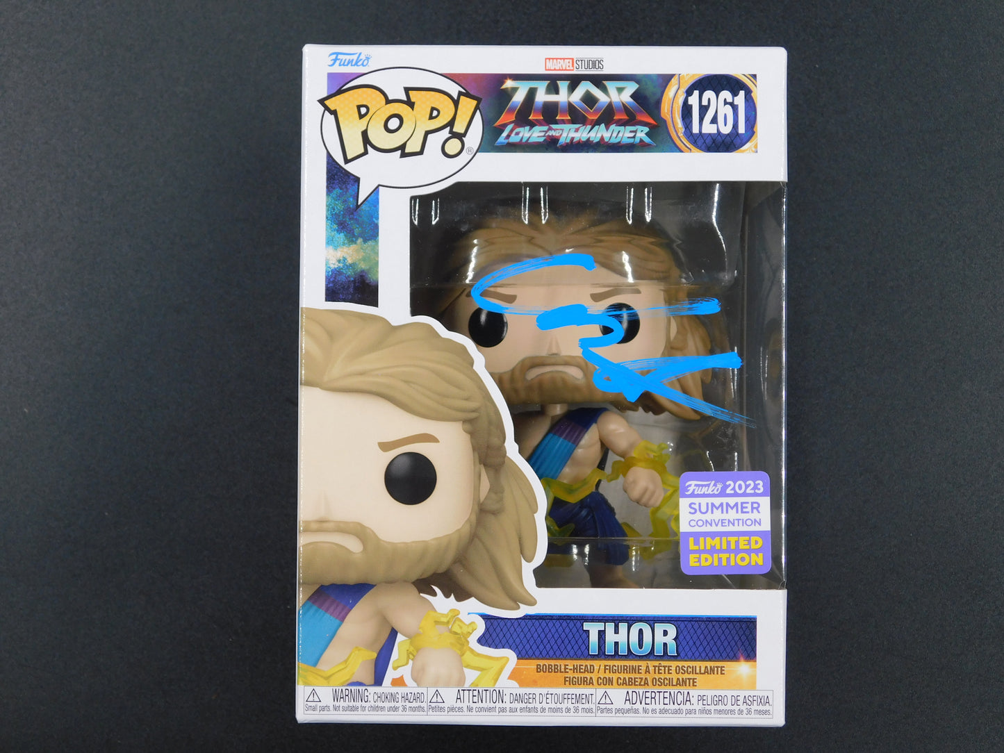 Chris Hemsworth Signed Autographed Funko Pop 1261 Thor Avengers Marvel JSA COA