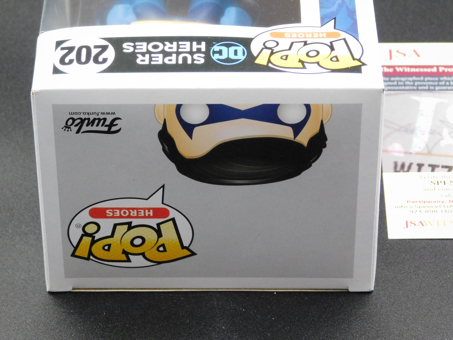 Loren Lester Signed / Autographed Vinyl Funko Pop! 153 Nightwing Batman Animated Series JSA COA