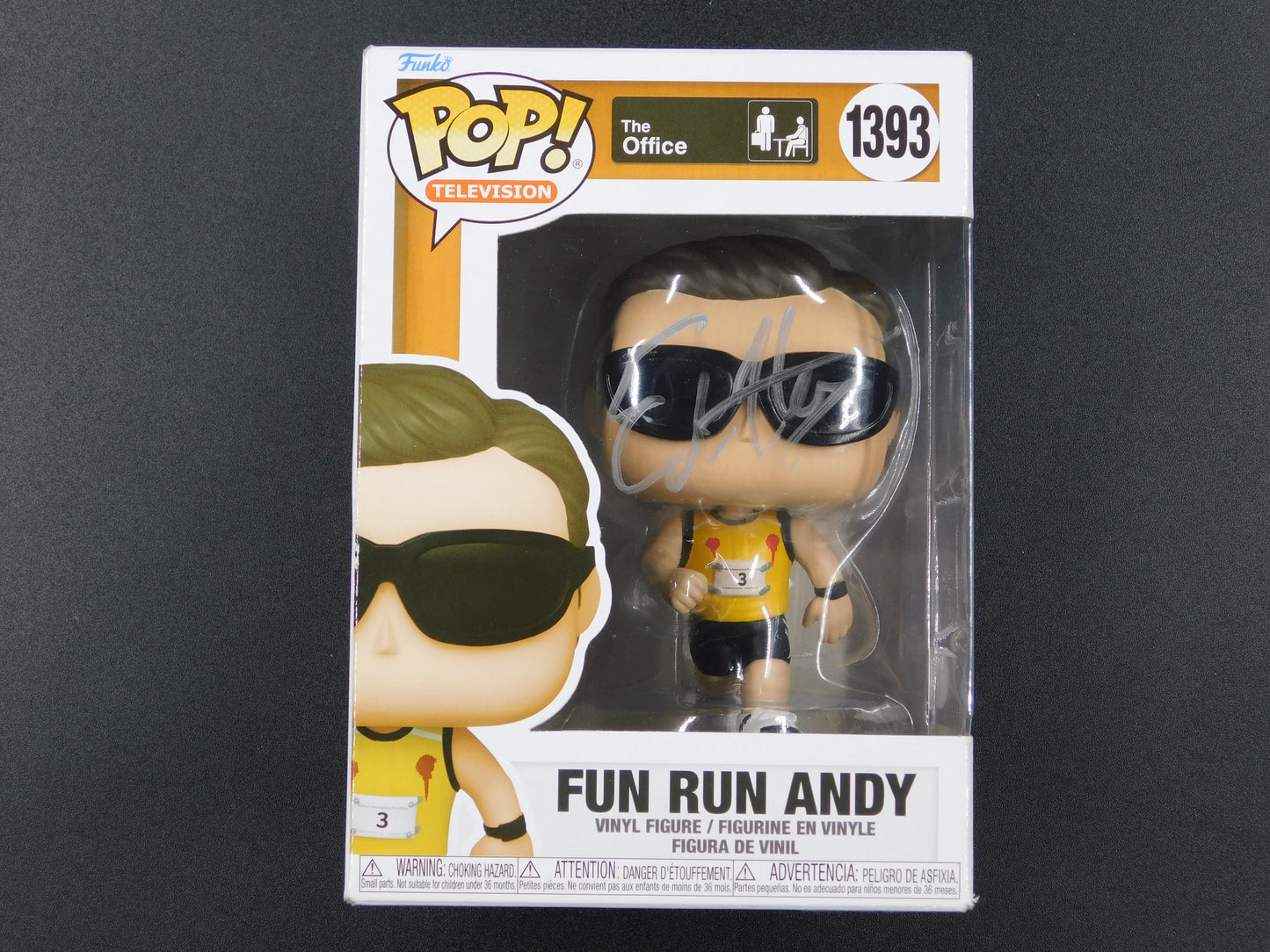 Ed Helms Signed Autographed Funko Pop 1393 Fun Run Andy The Office JSA COA