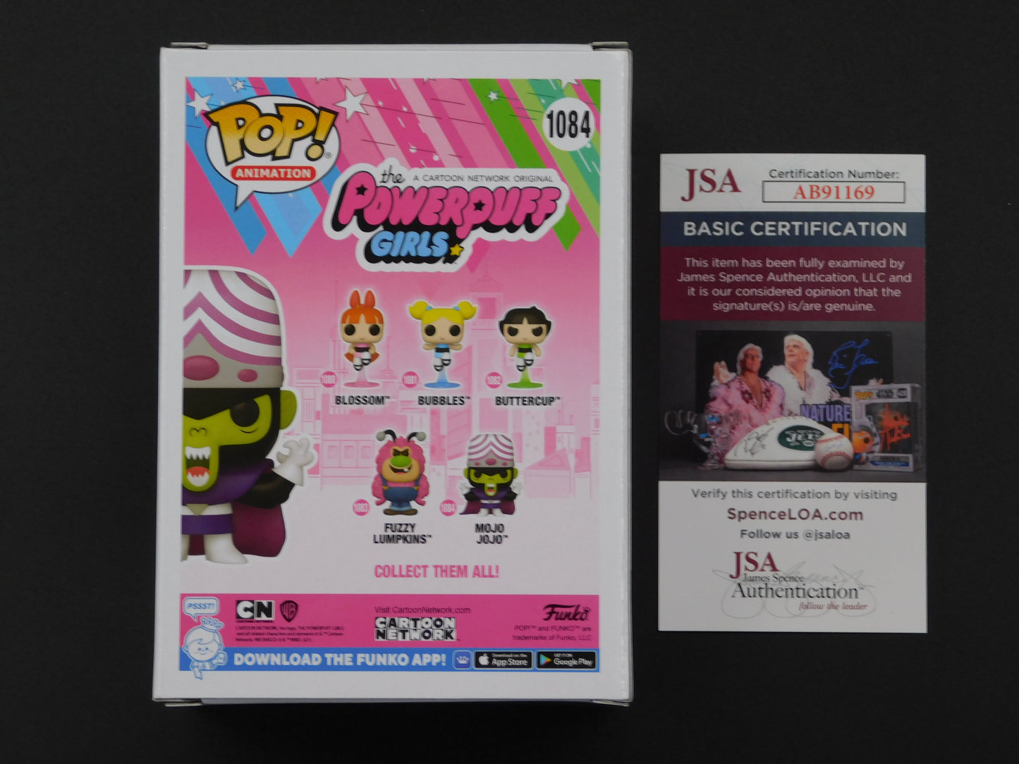 Roger Jackson Signed / Autographed Vinyl Funko Pop! 1084 The Powerpuff Girls Mojo Jojo JSA COA