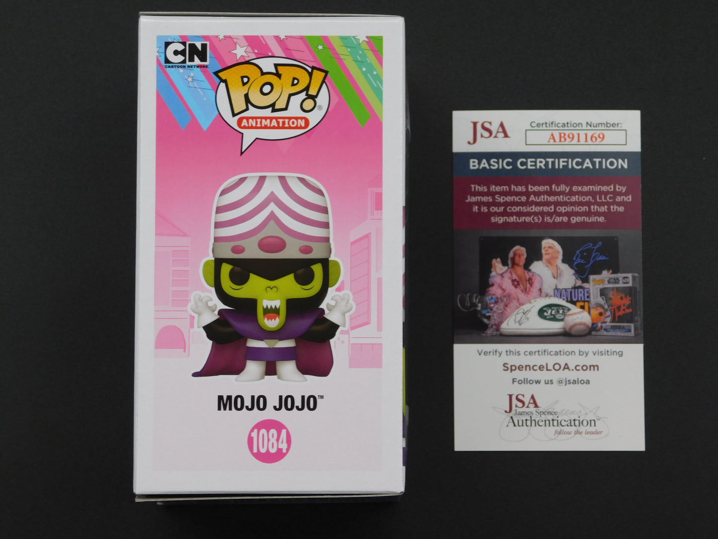 Roger Jackson Signed / Autographed Vinyl Funko Pop! 1084 The Powerpuff Girls Mojo Jojo JSA COA