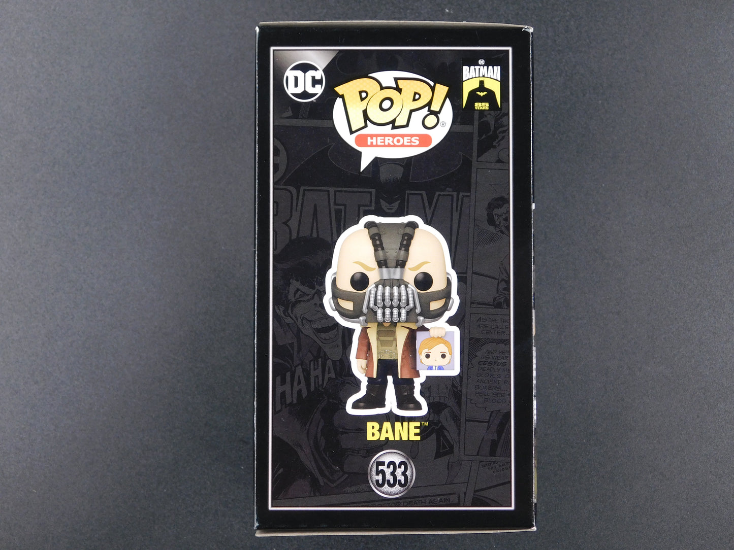 Tom Hardy Signed Autographed Funko Pop 553 Bane Batman The Dark Knight JSA COA C
