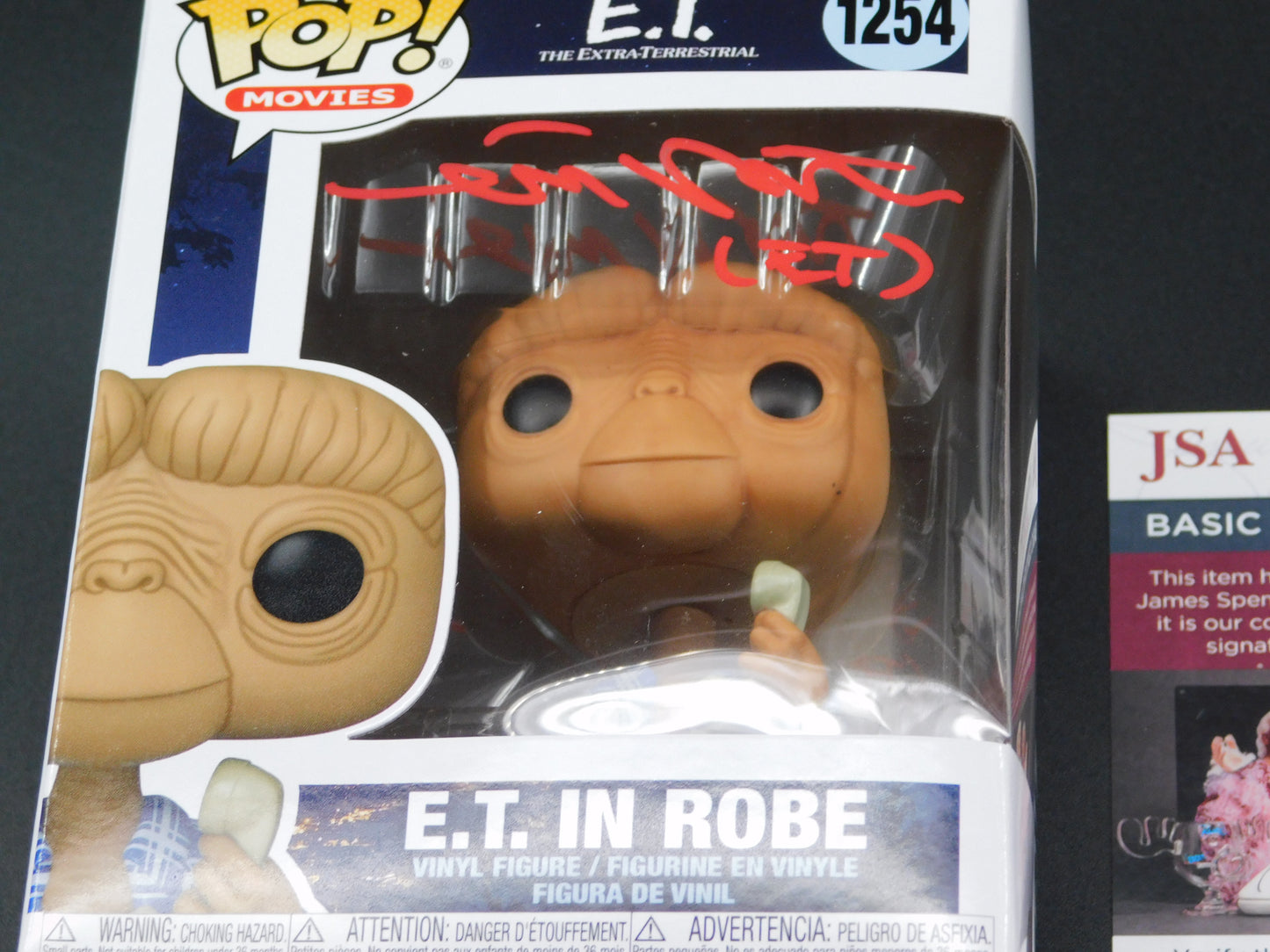 Mathew Demeritt Signed / Autographed Vinyl Funko Pop! 1253 E.T. In Robe JSA COA