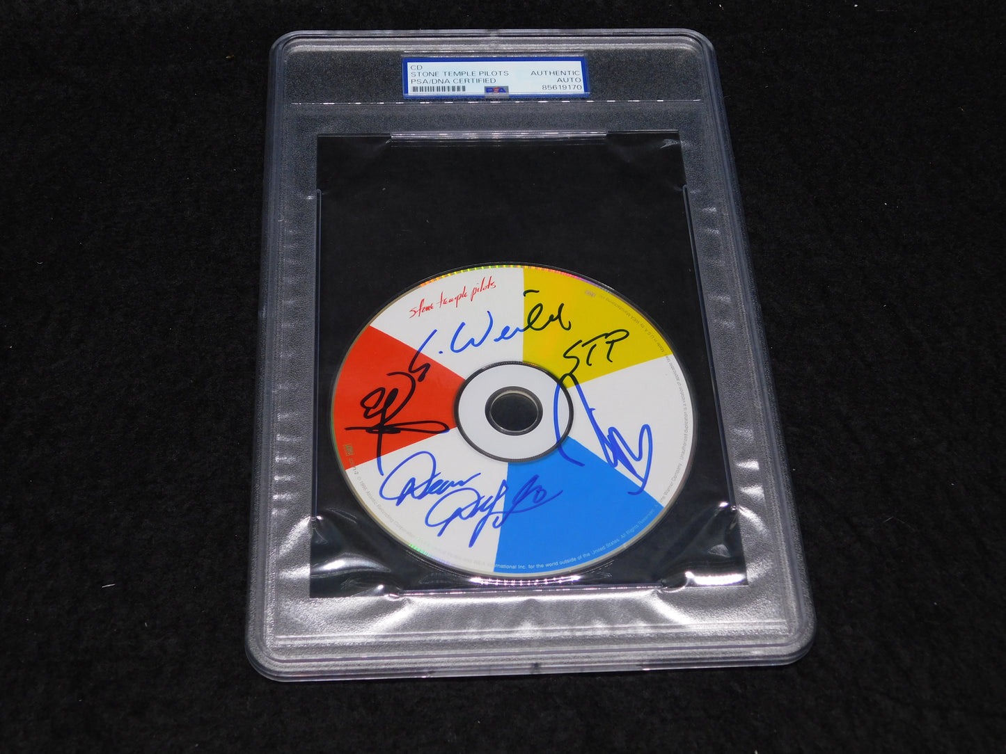 Stone Temple Pilots Band Signed Tiny Music CD Scott Weiland (D.2015) Robert Deleo, Dean DeLeo, Eric Kretz PSA/DNA COA