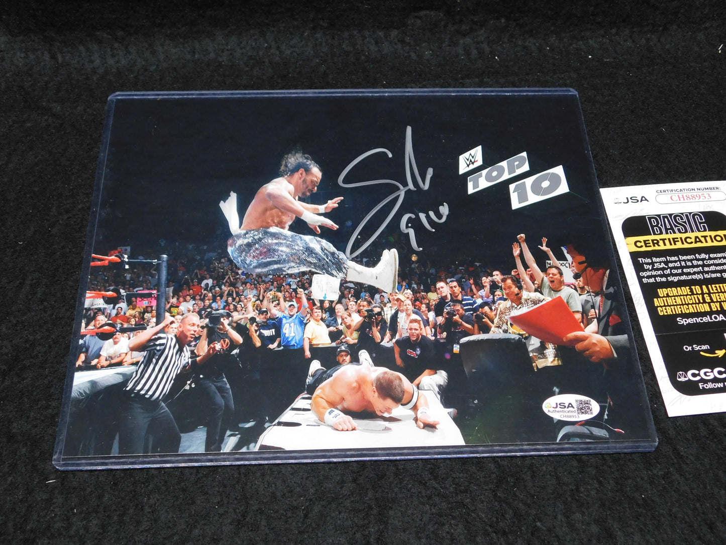 Sabu (D. 2025) Signed Autographed 8x10 Photo WWE WWF ECW AEW JSA COA