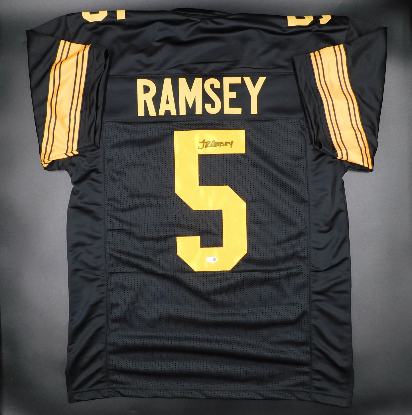 Jalen Ramsey Signed Autographed Pittsburgh Steelers Color Rush Football Jersey JSA COA