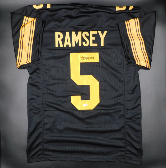 Jalen Ramsey Signed Autographed Pittsburgh Steelers Color Rush Football Jersey JSA COA