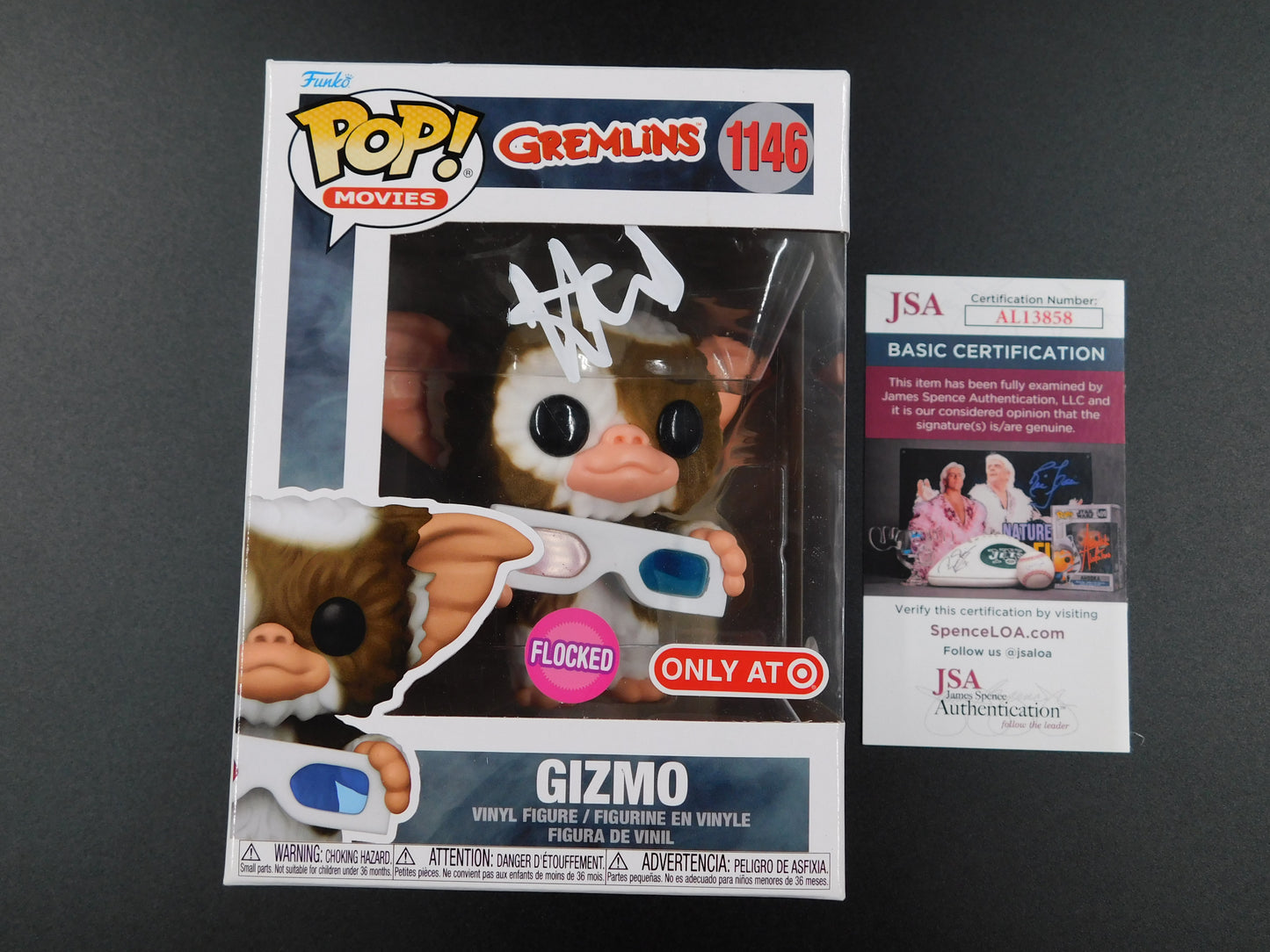 Howie Mandel Signed Autographed Funko Pop 1146 Gizmo Gremlins JSA COA White