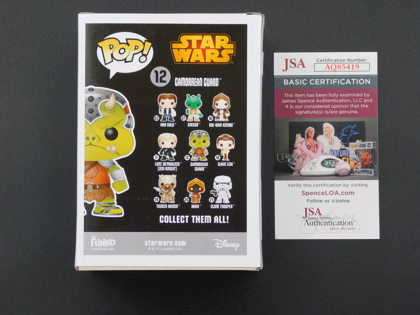 Stephen Costantino Signed / Autographed Vinyl Funko Pop! 12 Star Wars Gamorrean Guard JSA COA