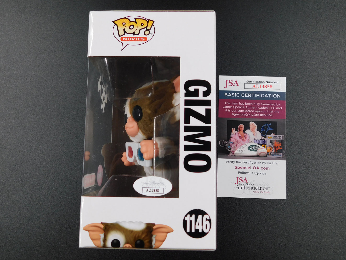 Howie Mandel Signed Autographed Funko Pop 1146 Gizmo Gremlins JSA COA White