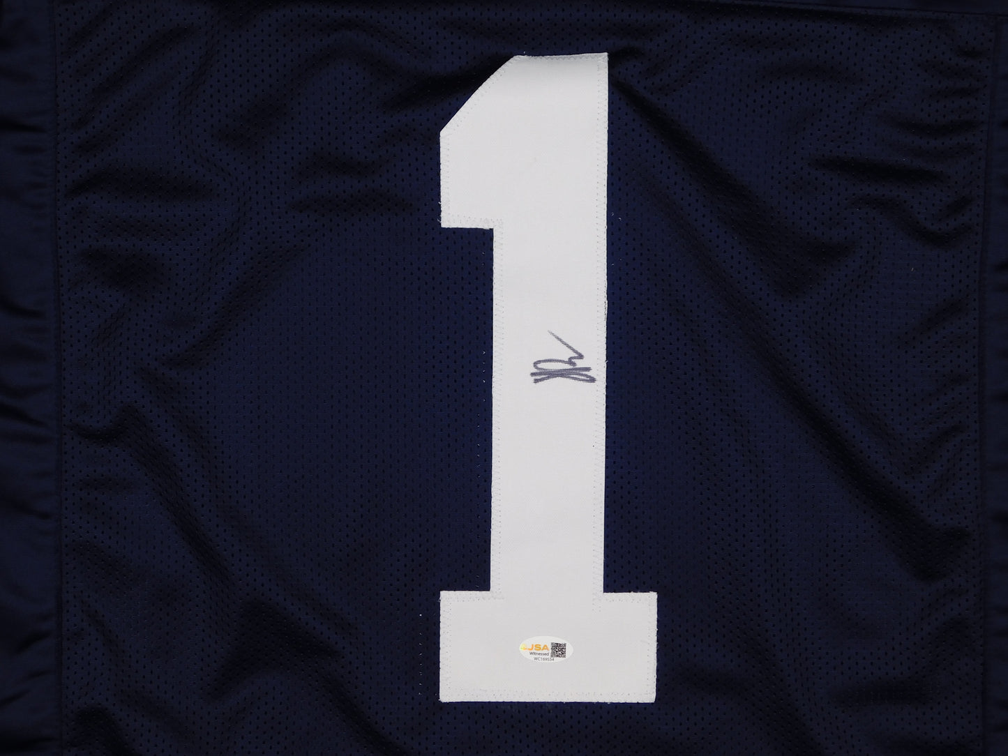 Jaylen Reed Signed Autographed Penn State Nittany Lions Blue Jersey JSA COA