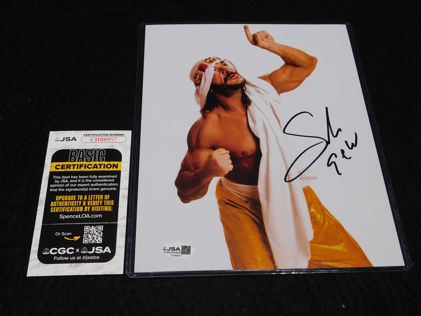 Sabu (D. 2025) Signed Autographed 8x10 Photo WWE WWF ECW AEW JSA COA (C)