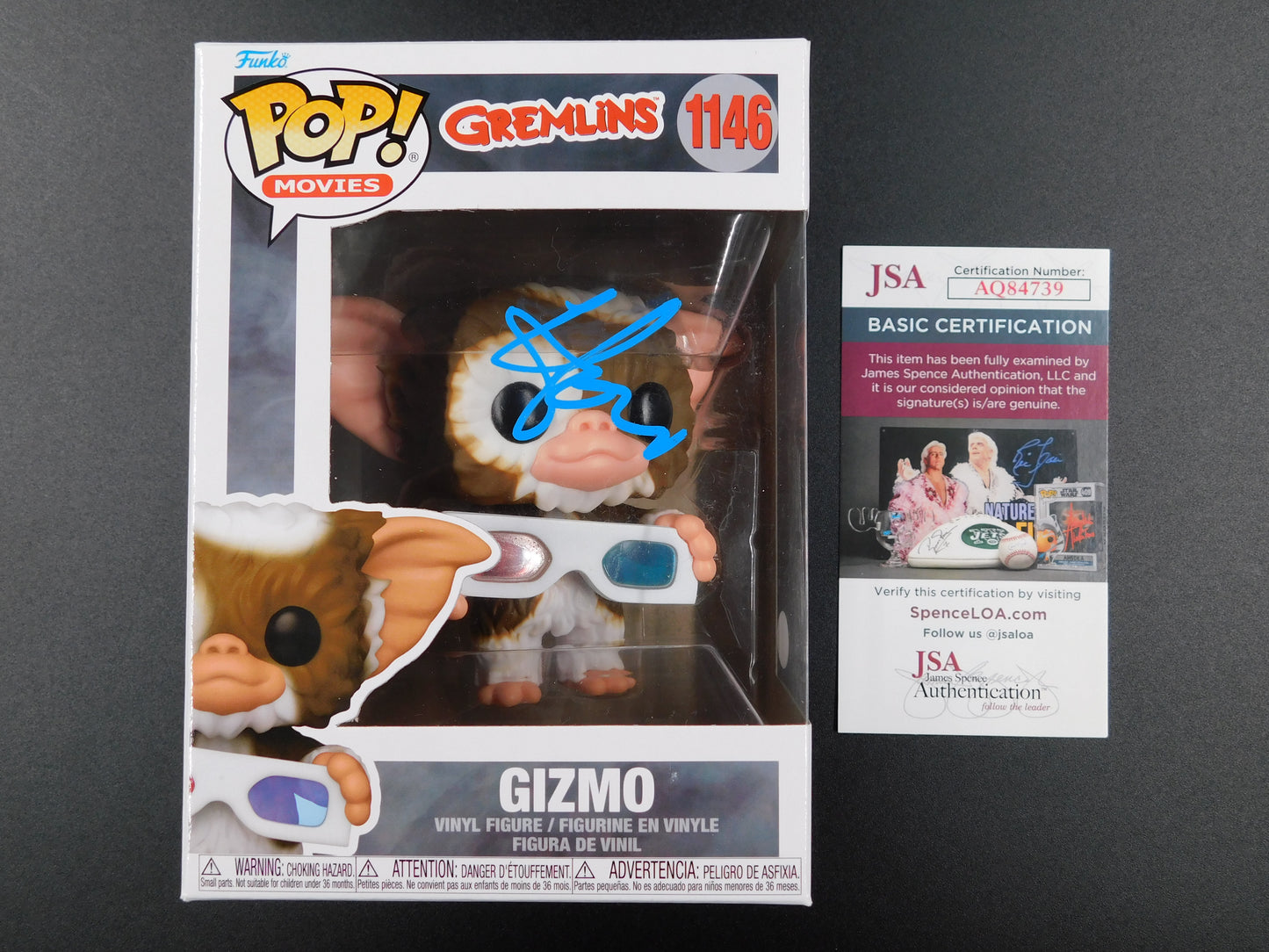 Howie Mandel Signed Autographed Funko Pop 1146 Gizmo Gremlins JSA COA White