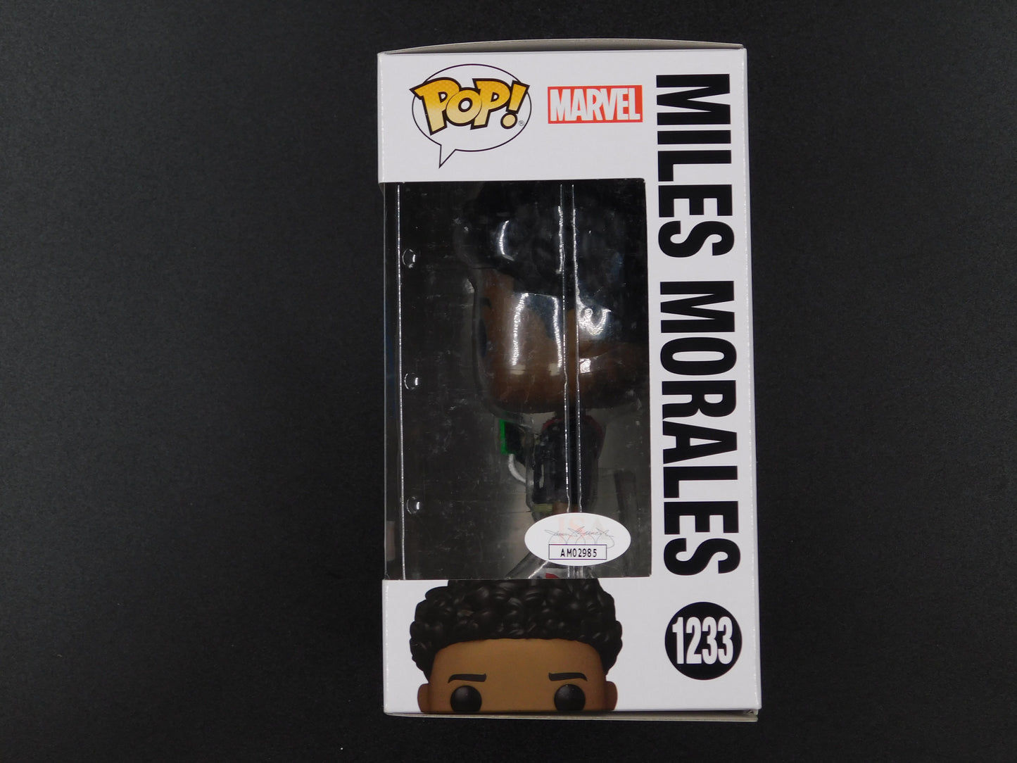 Shameik Moore Signed Autographed Funko Pop 1233 Miles Morales Spiderman JSA COA