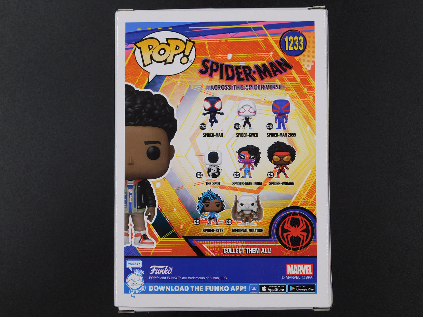 Shameik Moore Signed Autographed Funko Pop 1233 Miles Morales Spiderman JSA COA